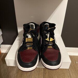Jordan Women's Multi and Burgundy Trainers